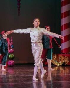 Nathan Mariano as the Nutcracker Prince in Reif Dance production of The Nutcracker in 2014